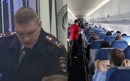 «Очень важный человек»: Пьяный полковник полиции Андрей Лобанов устроил скандал на борту самолета Сочи-Москва