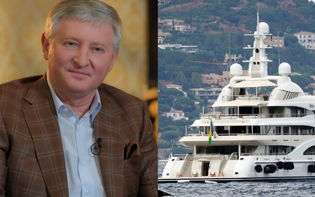 Владеющий яхтой стоимостью 110 млн евро украинский олигарх Ринат Ахметов тоже может попасть под санкции