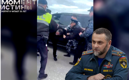 Задержание Главы МЧС Чечни Цакаева в Дагестане