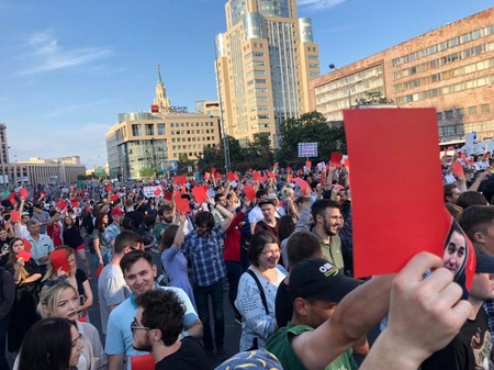 Митинг 23 июня был превращен Соболь и Ждановым в саморекламу