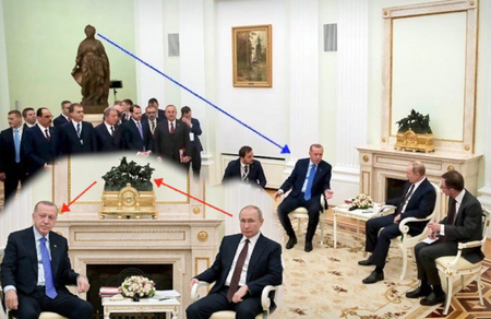 Встреча Путина и Эрдогана прошла под взглядом императрицы Екатерины Великой
