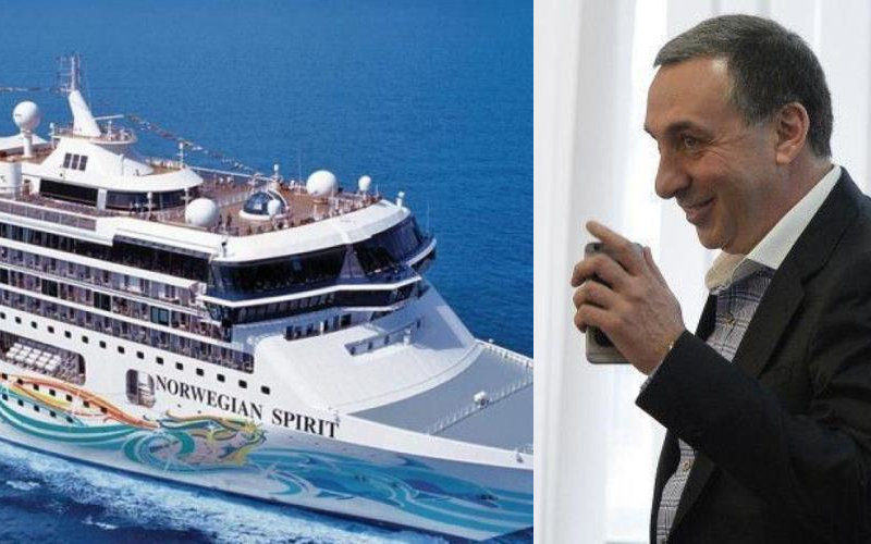 Бизнесмену Евгению Гинеру принадлежит круизный лайнер Norwegian Spirit, зарегистрированный на Бермудских островах