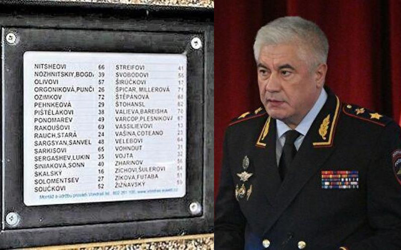 У главы МВД Владимира Колокольцева, оказывается, есть родственники в Чехии