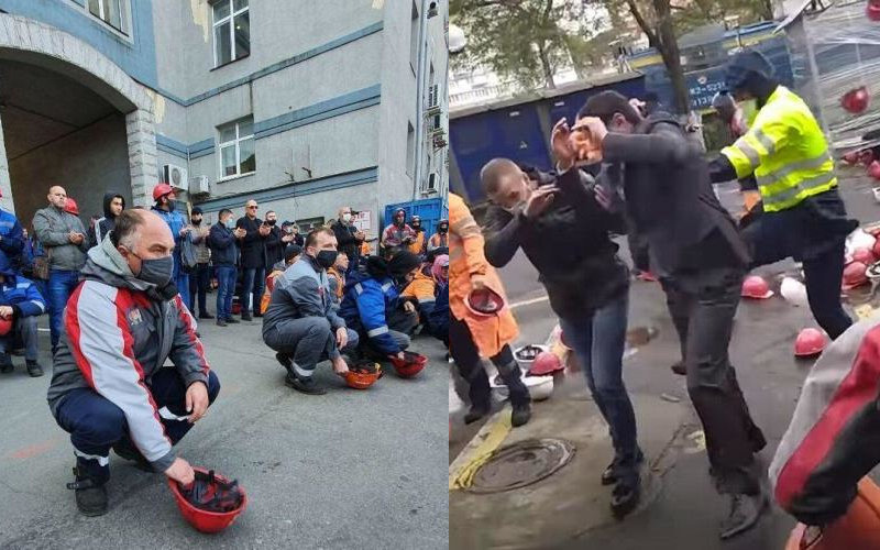 Во Владивостоке сотрудники морского порта потрепали президента компании и нового директора