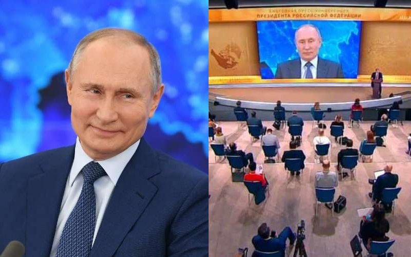 Состоялась ежегодная пресс-конференция президента России Владимира Путина