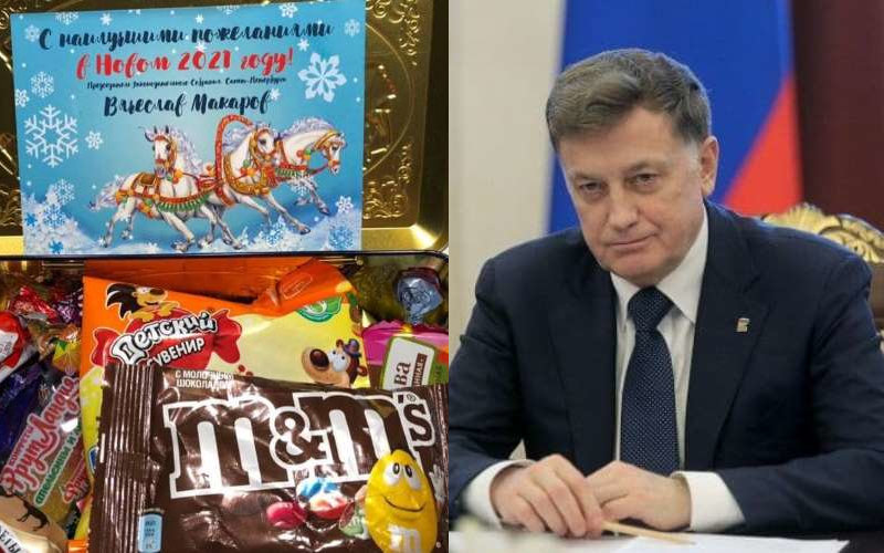 Питерский депутат Вячеслав Макаров организовал новогоднюю агитацию за бюджетные деньги