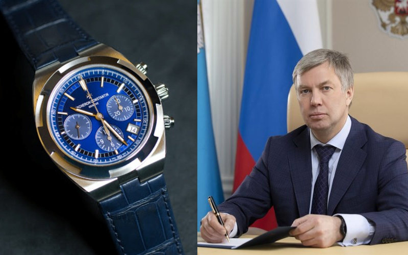 Врио губернатора Ульяновской области Алексей Русских носит часы стоимостью более 2 млн рублей