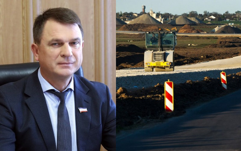 Кандидат в депутаты Госдумы Леонид Бабашов зарабатывает на строительстве дорог в Крыму