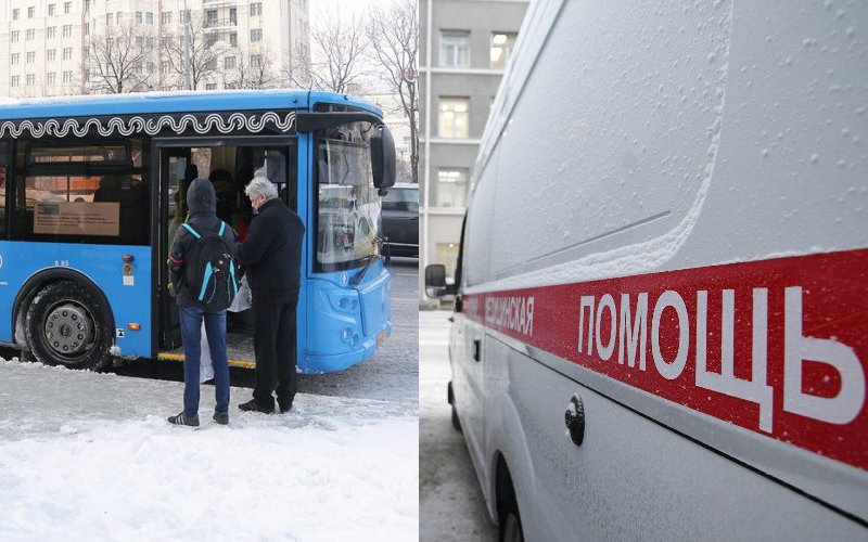 В Москве в автобусе от кровопотери умер пассажир