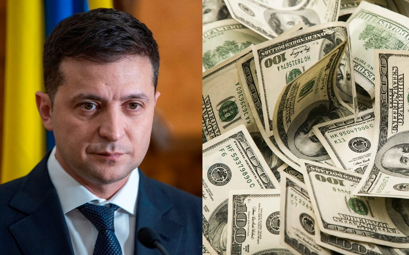 У Владимира Зеленского нашелся счет в зарубежном банке на 1,2 млрд долларов