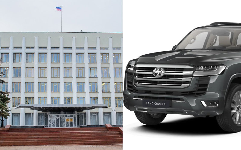 Управление делами Правительства Нижегородской области, несмотря на дефицит денег в бюджете, владеет автомобилем Toyota Land Cruiser 300