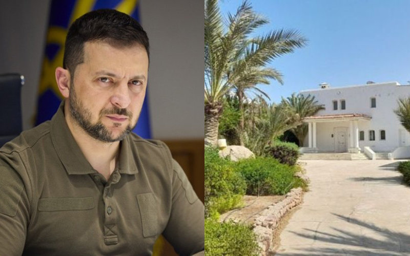Владимир Зеленский потратил на виллу в Египте 5 млн долларов, переданных Украине странами Запада