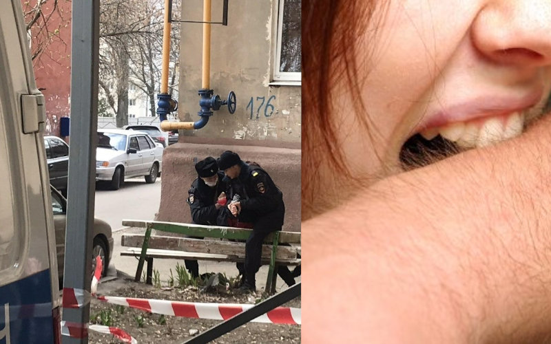 В Саратове женщина покусала полицейских