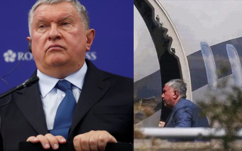 Самолет Игоря Сечина улетел в Вену