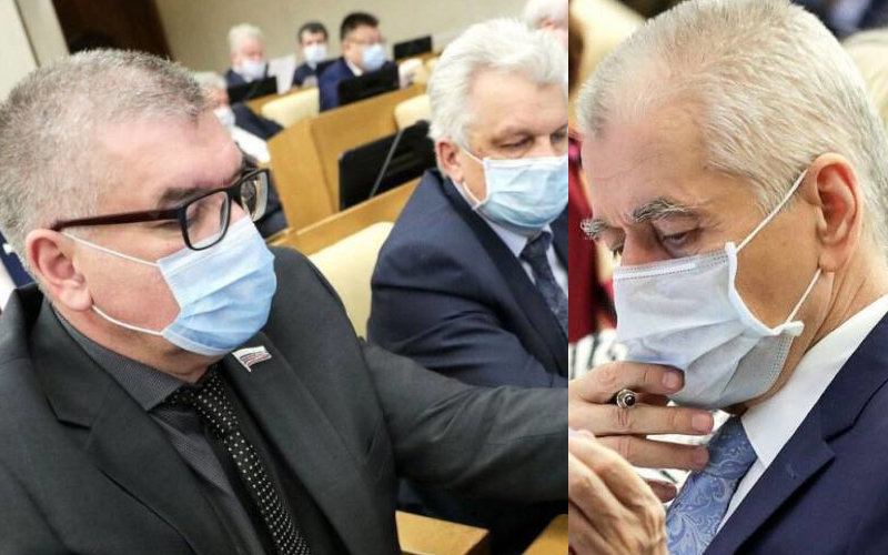 Депутаты Госдумы получают маски за счет налогоплательщиков