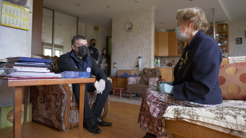 «Хранители России» поздравили ветеранов Великой Отечественной войны с 75-летием Великой Победы