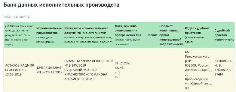 Момент Истины - На Алтае в базе судебных приставов оказался ребенок в возрасте полутора лет На Алтае в базе судебных приставов оказался ребенок в возрасте полутора лет