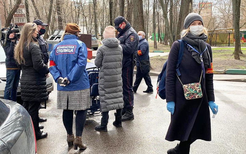 Спецрейд по выявлению нарушителей режима самоизоляции прошел в Можайском районе